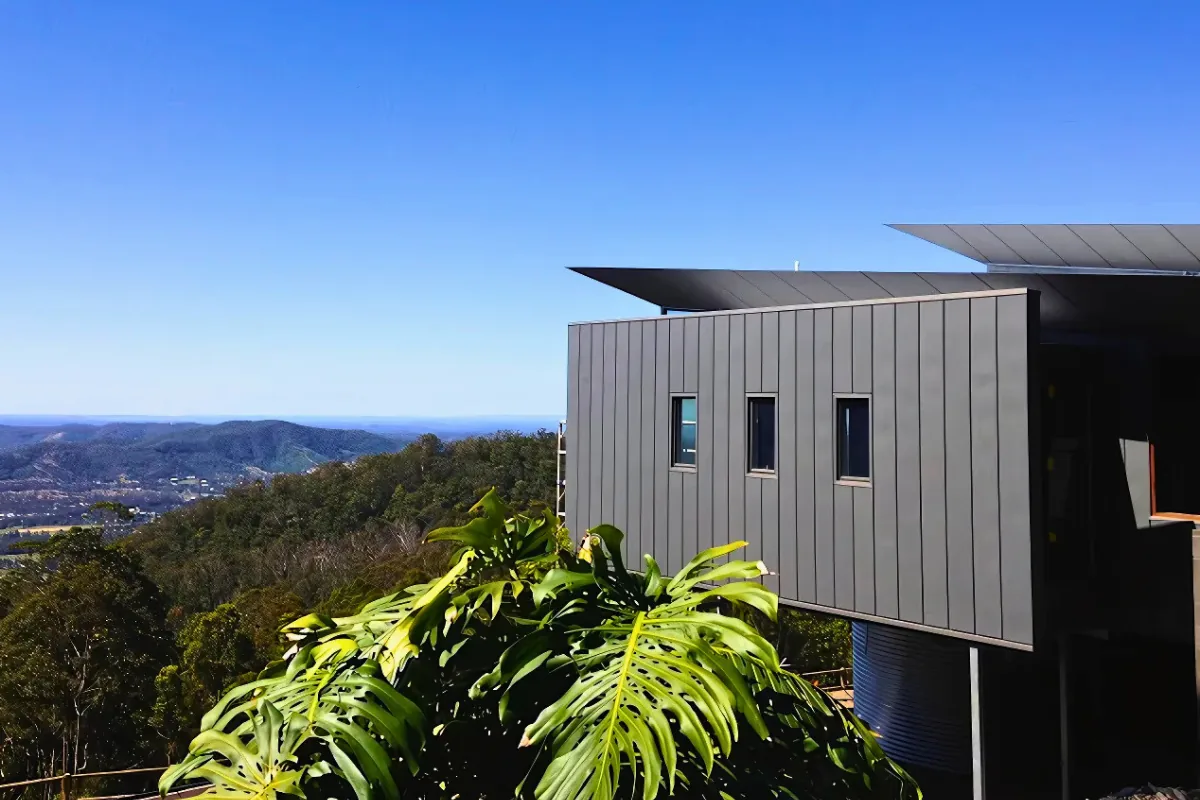 Mt Nebo Hillside House — Zinc Standing Seam by Euroclad — Mt Nebo, QLD