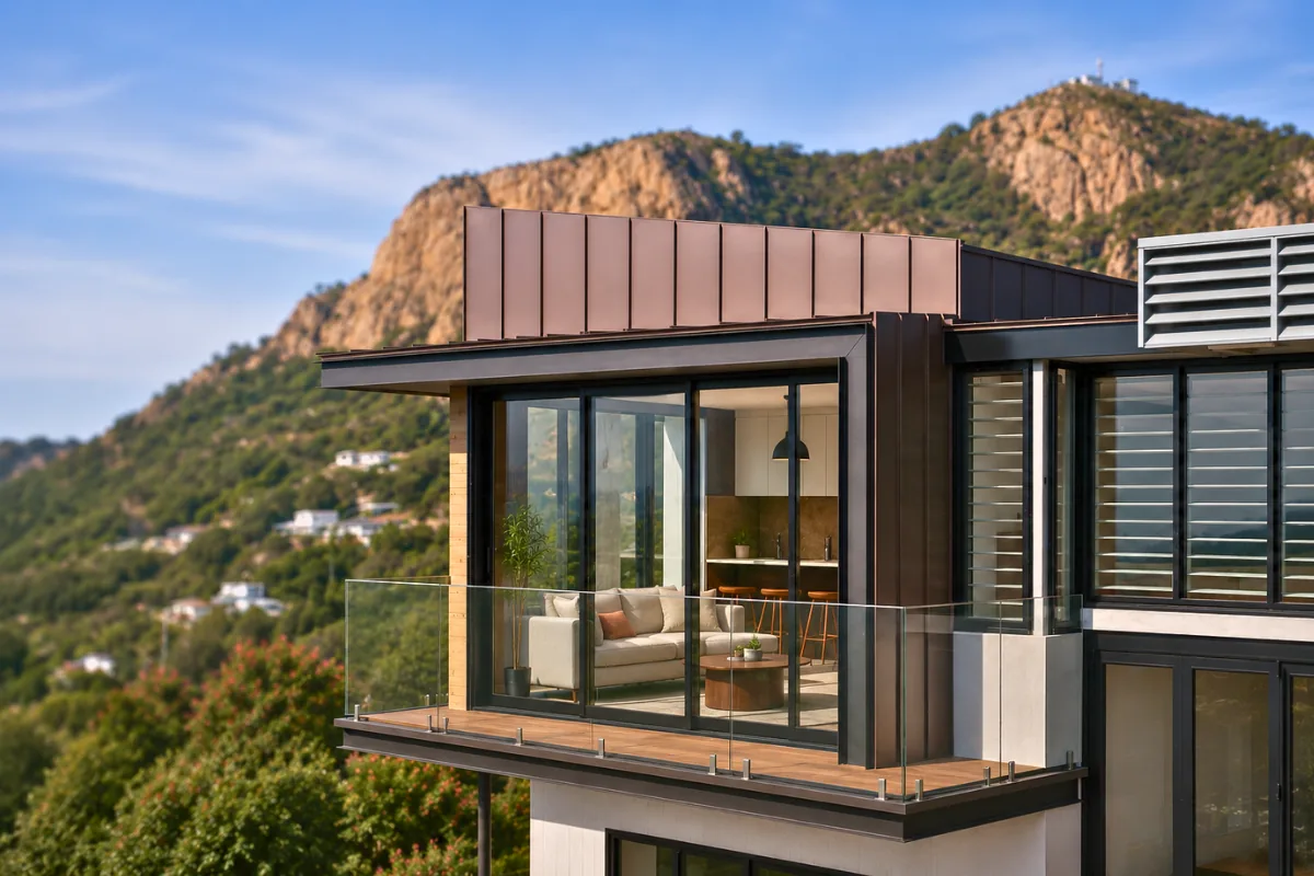 Townsville Castle Hill Residence — Copper Standing Seam by Euroclad — Townsville, QLD